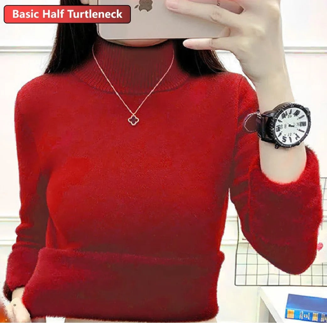 Julia | Fleece Turtleneck Sweater