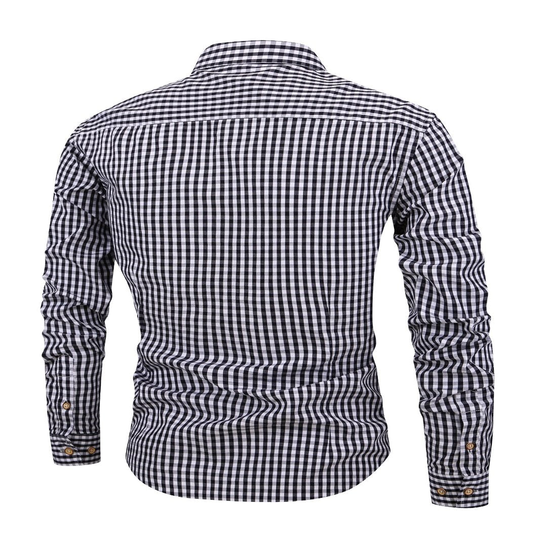 Bo - Men's Fashion Checkered Shirt – Stylish & Versatile