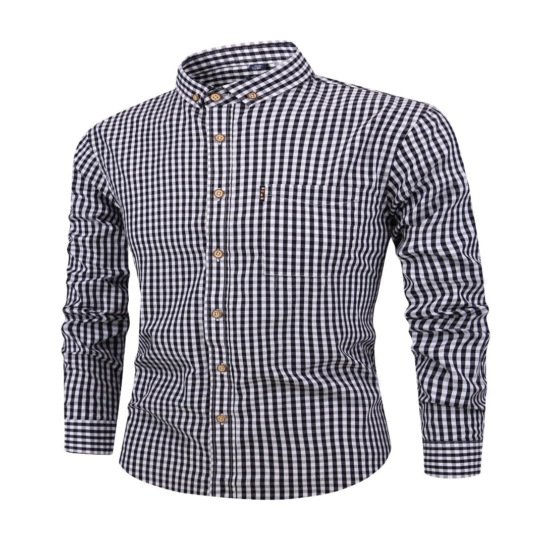 Bo - Men's Fashion Checkered Shirt – Stylish & Versatile