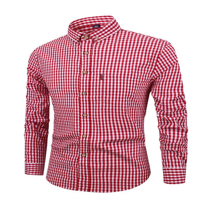 Bo - Men's Fashion Checkered Shirt – Stylish & Versatile