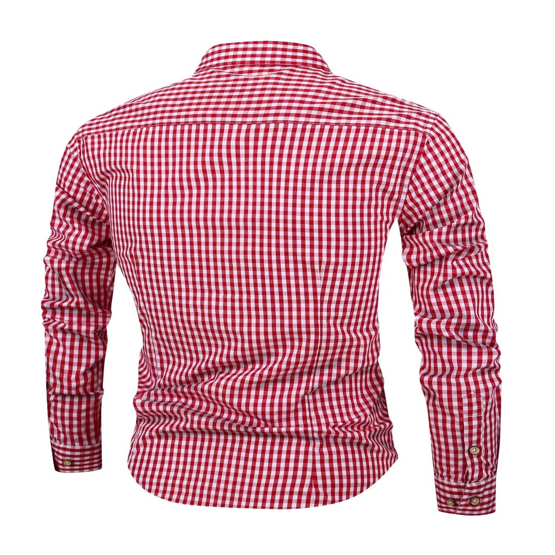 Bo - Men's Fashion Checkered Shirt – Stylish & Versatile