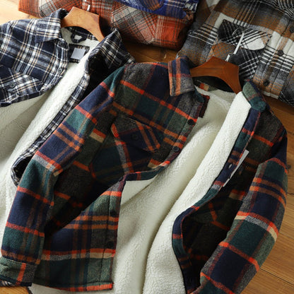 Flannel Sherpa Jacket