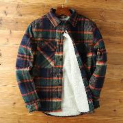 Flannel Sherpa Jacket