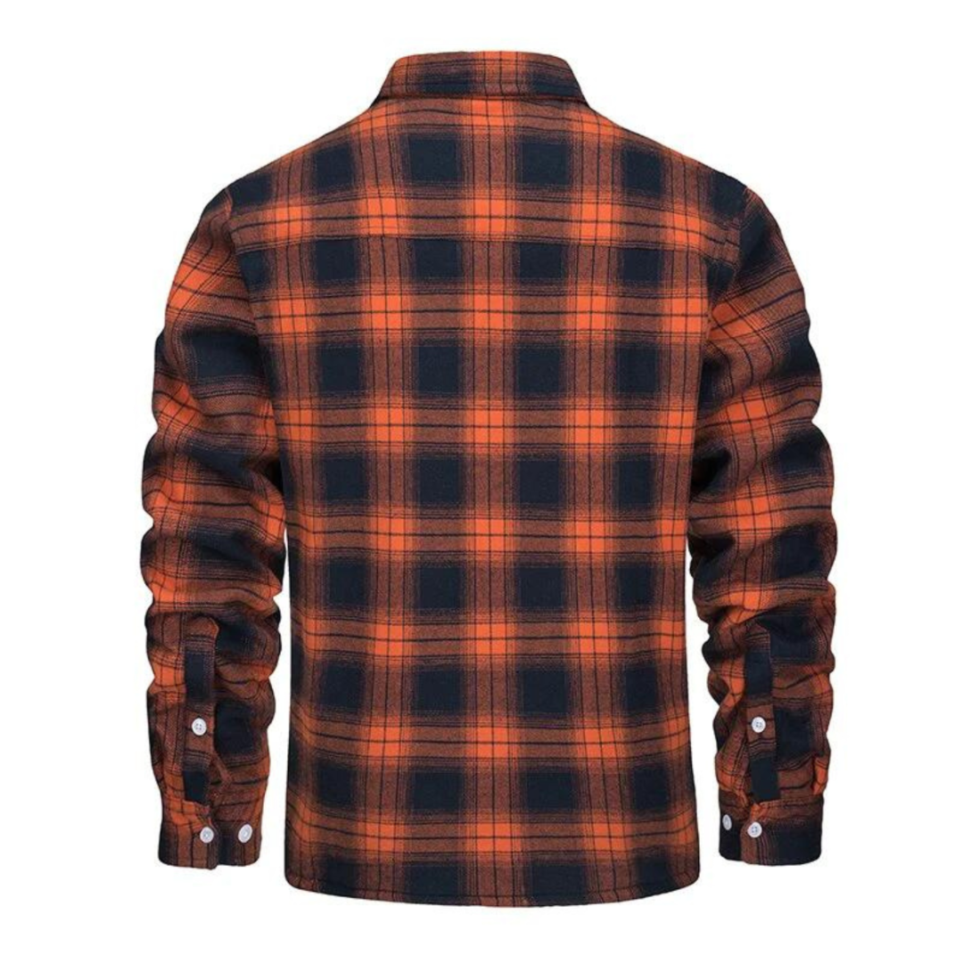 Harvey - Fleece-Lined Checkered Jacket