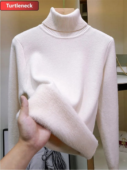 Julia | Fleece Turtleneck Sweater