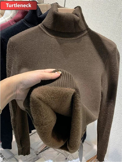 Julia | Fleece Turtleneck Sweater