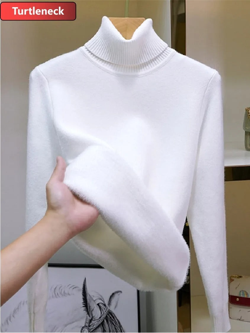 Julia | Fleece Turtleneck Sweater