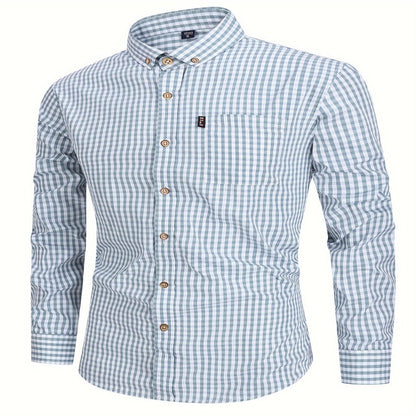 Bo - Men's Fashion Checkered Shirt – Stylish & Versatile